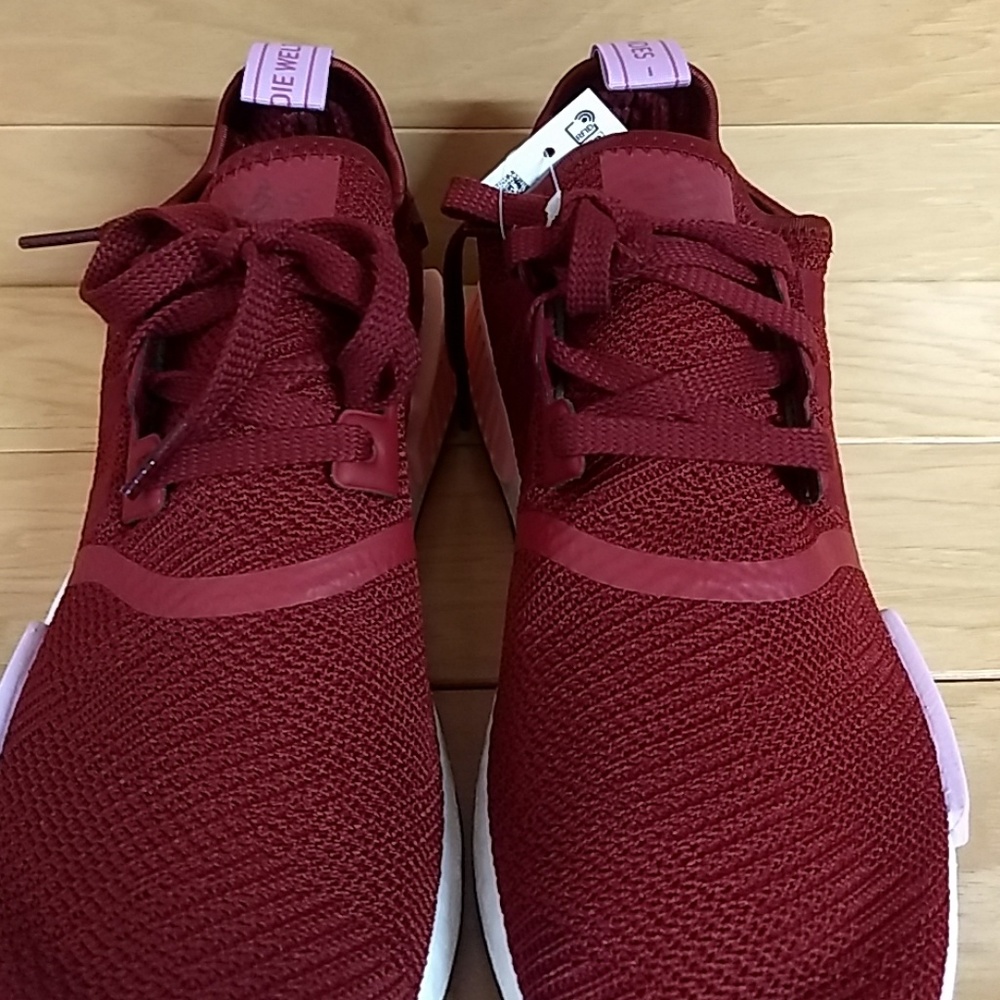 Adidas NMD R1 W Womens Shoe Burgundy B37646 - Picture 4 of 8